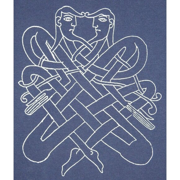 Vintage Pelvic Meatloaf Single Stitch Short Sleeve Navy Band Tee T-Shirt 3XL - Picture 3 of 8